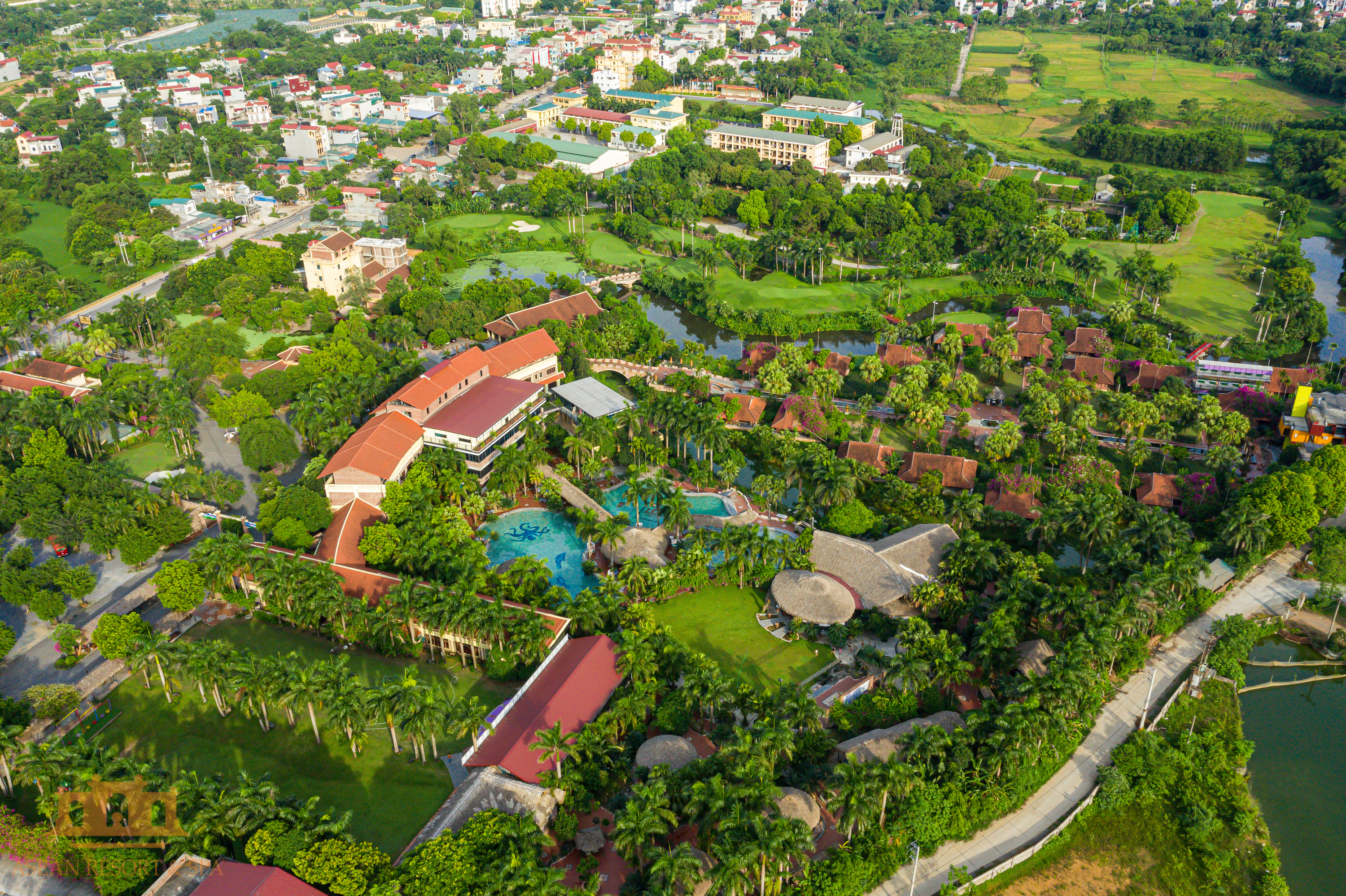Nhìn từ trên cao Asean Resort