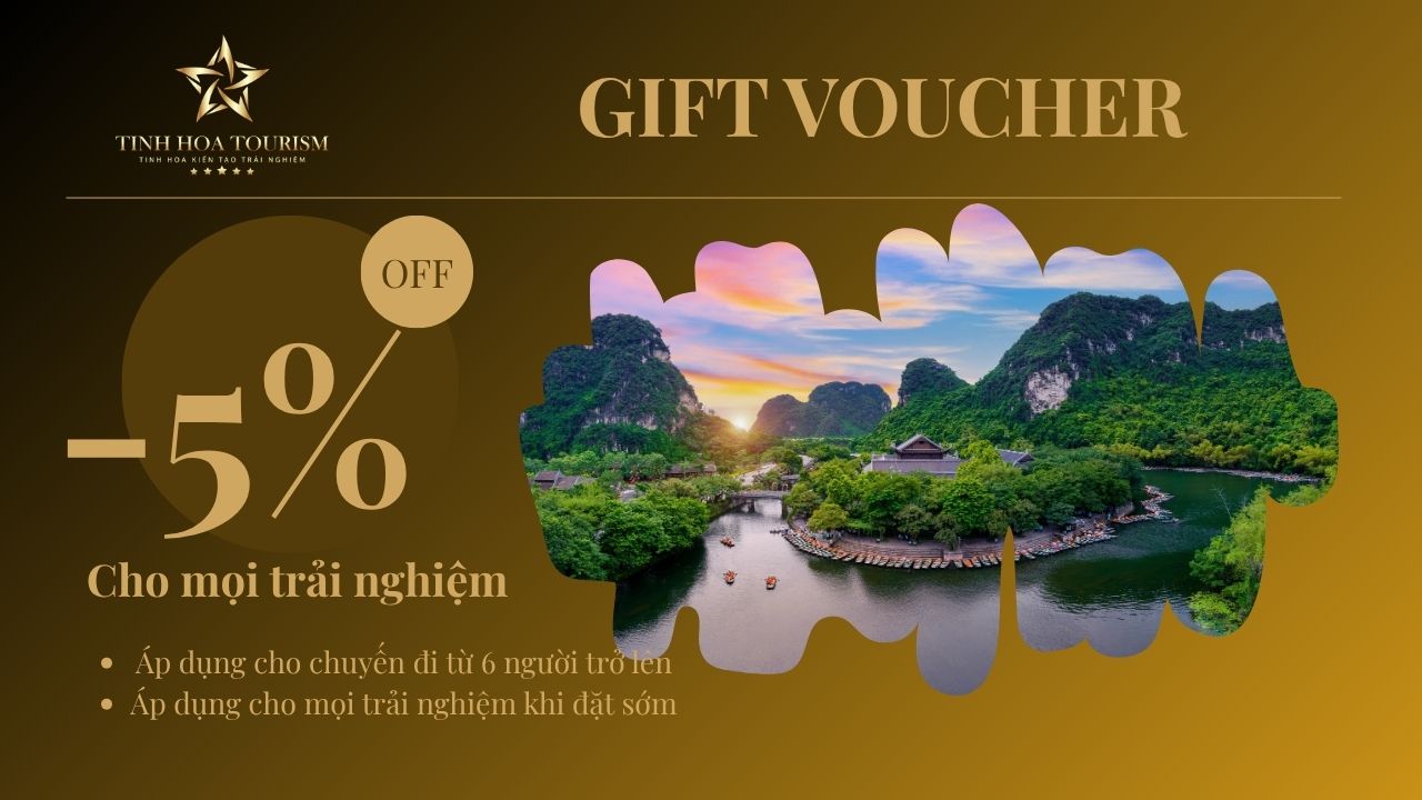 Giảm giá 5% cho mọi tour
